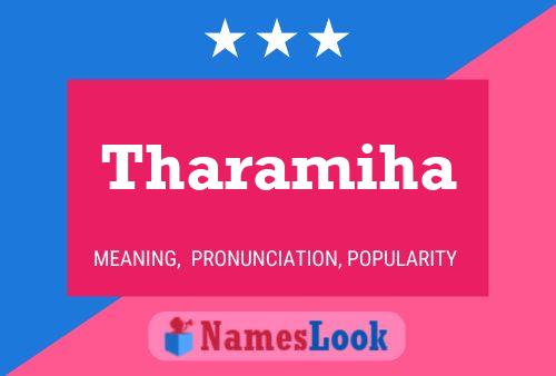 Tharamiha Name Poster