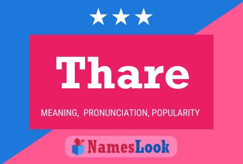 Thare Name Poster