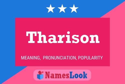 Tharison Name Poster