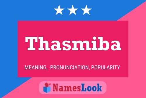 Thasmiba Name Poster