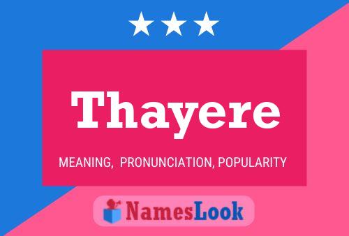 Thayere Name Poster