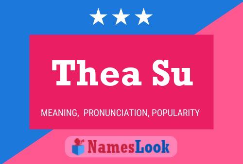 Thea Su Name Poster