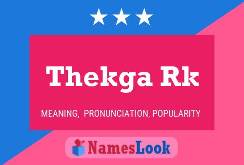 Thekga Rk Name Poster