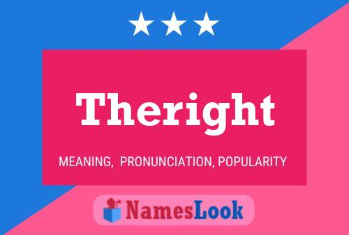 Theright Name Poster