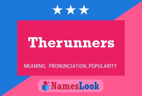 Therunners Name Poster