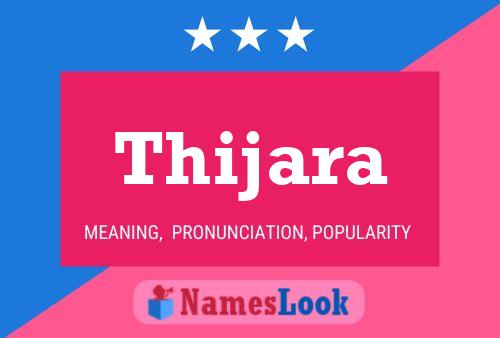 Thijara Name Poster