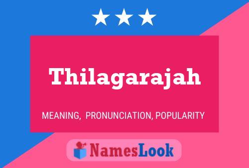 Thilagarajah Name Poster