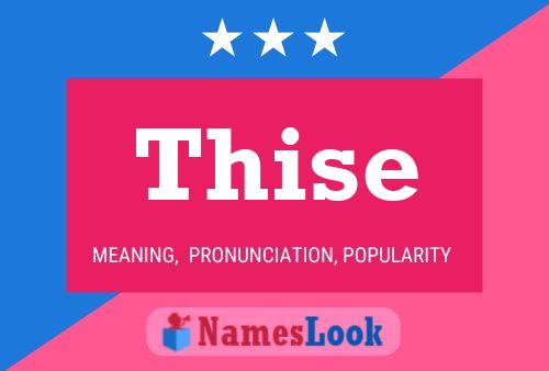 Thise Name Poster