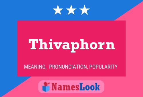 Thivaphorn Name Poster