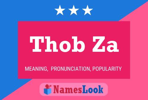 Thob Za Name Poster