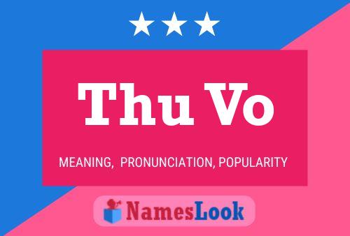 Thu Vo Name Poster