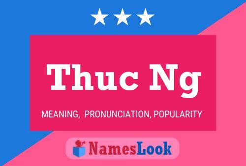 Thuc Ng Name Poster