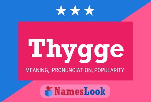 Thygge Name Poster