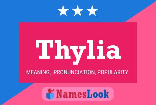 Thylia Name Poster