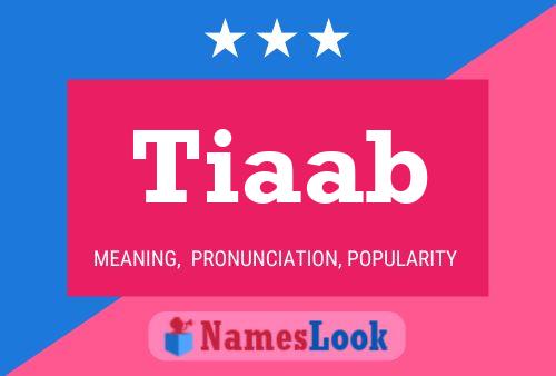 Tiaab Name Poster