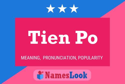 Tien Po Name Poster