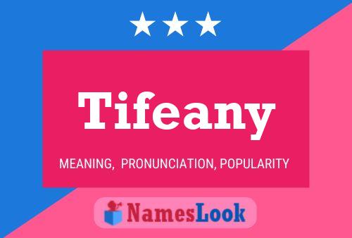 Tifeany Name Poster