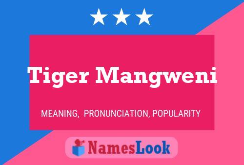 Tiger Mangweni Name Poster