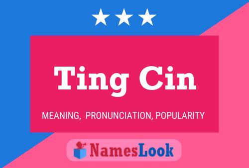 Ting Cin Name Poster