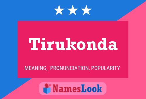 Tirukonda Name Poster