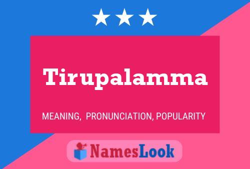 Tirupalamma Name Poster