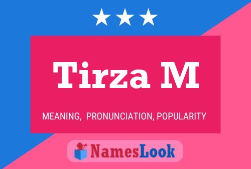 Tirza M Name Poster