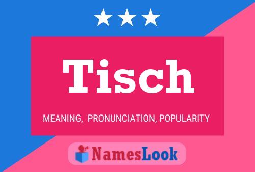 Tisch Name Poster