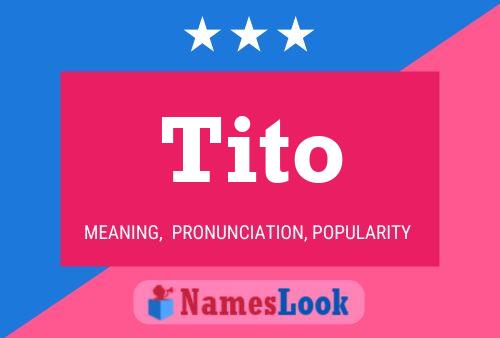 Tito Name Poster