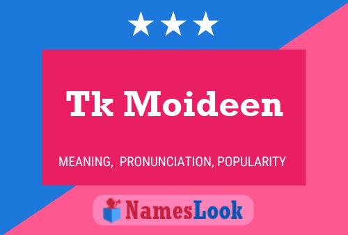 Tk Moideen Name Poster