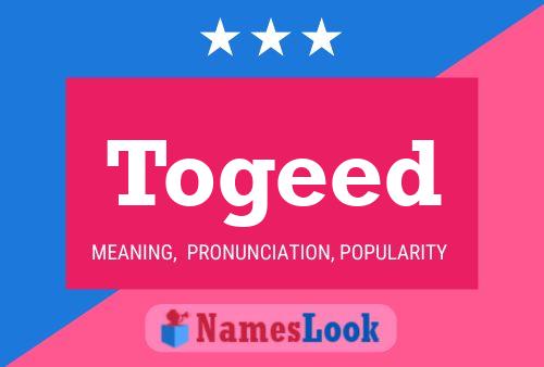 Togeed Name Poster