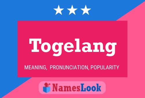 Togelang Name Poster