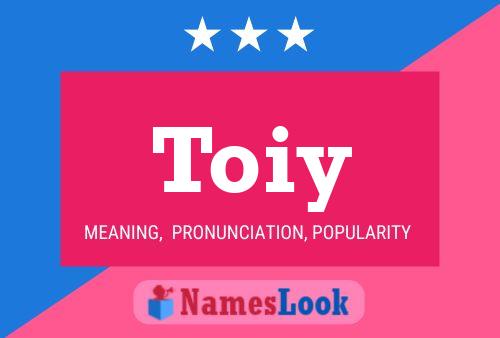 Toiy Name Poster