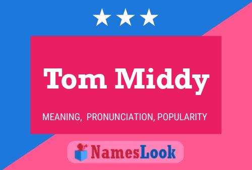 Tom Middy Name Poster