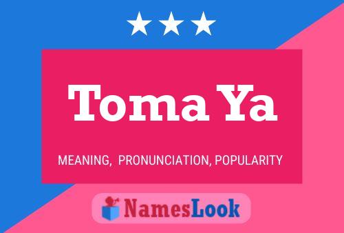 Toma Ya Name Poster