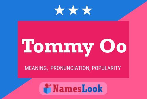 Tommy Oo Name Poster