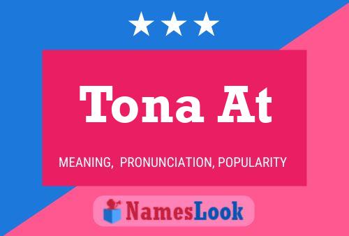 Tona At Name Poster