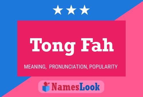 Tong Fah Name Poster