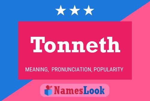 Tonneth Name Poster