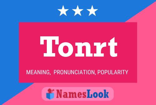 Tonrt Name Poster