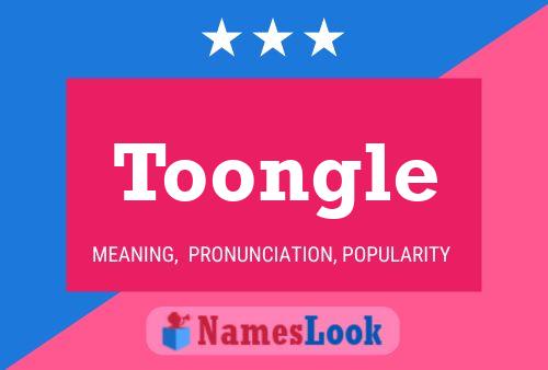 Toongle Name Poster