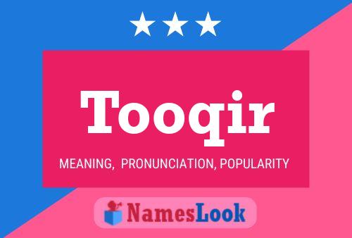 Tooqir Name Poster