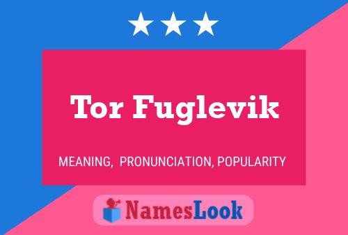 Tor Fuglevik Name Poster