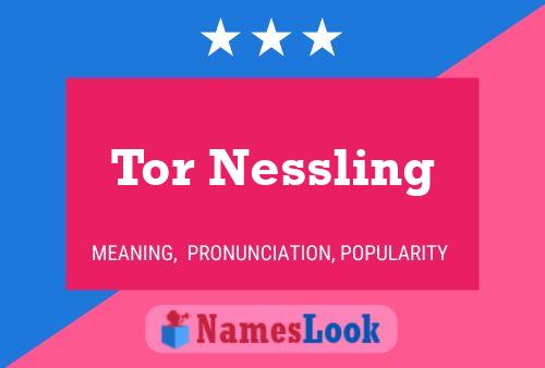 Tor Nessling Name Poster