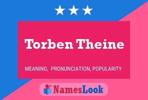 Torben Theine Name Poster