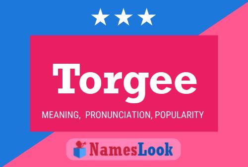 Torgee Name Poster