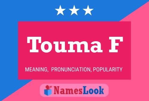 Touma F Name Poster