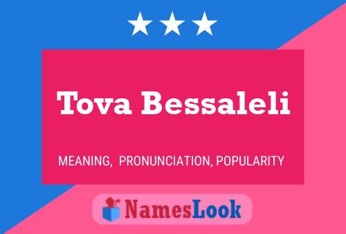 Tova Bessaleli Name Poster