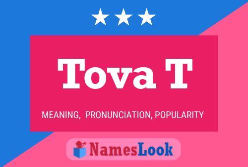 Tova T Name Poster