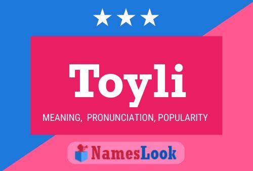 Toyli Name Poster