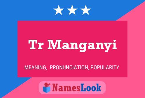 Tr Manganyi Name Poster